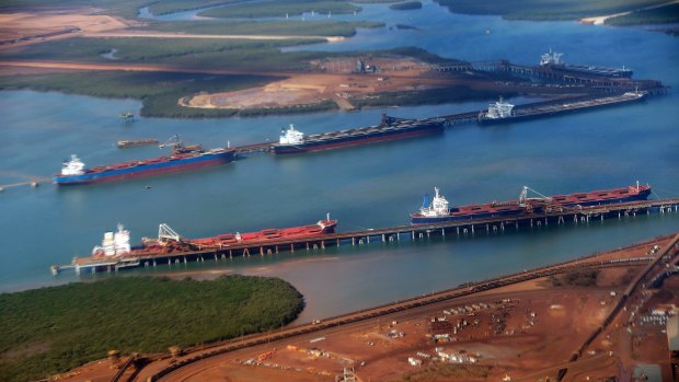 The iron ore price could be headed below $US50 a tonne again, after falling 5.4 per cent overnight Monday to $US52.  