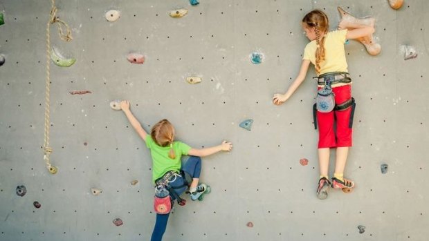 Get rockclimbing as part of learning about healthy living.