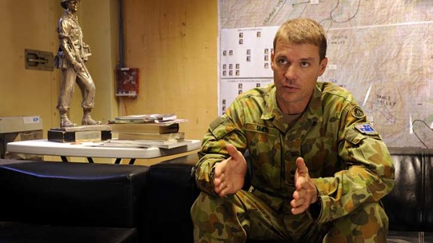 Lieutenant-Colonel Chris Smith says young soldiers have 'distorted and fanciful perception' of war.