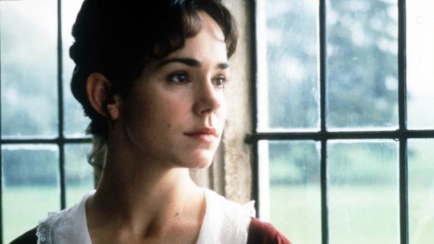 Frances O'Connor as Fanny Price in the 1999 film of <i>Mansfield Park</i>.