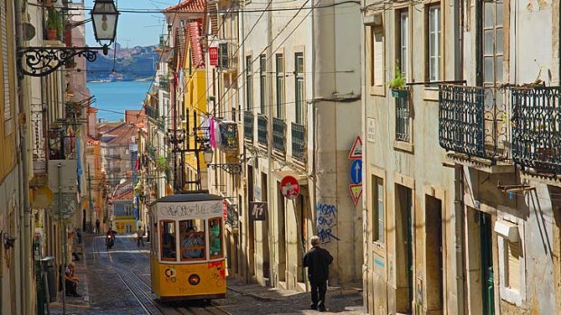 Discover Lisbon by cable car.