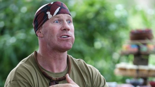 Barry Hall in a still from <I>I'm A Celebrity</i>.