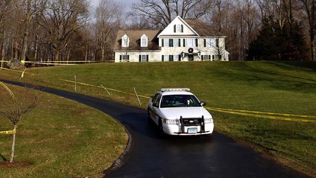 A home arsenal ... Police recovered a remarkable haul of weaponry, which even included a seven-foot wooden pole "with a blade on one side and a spear on the opposite side", from Adam Lanza's home.