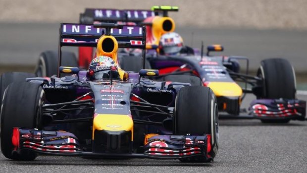 Red Bull Racing teammates Sebastian Vettel and Daniel Ricciardo have been in direct competition this season.