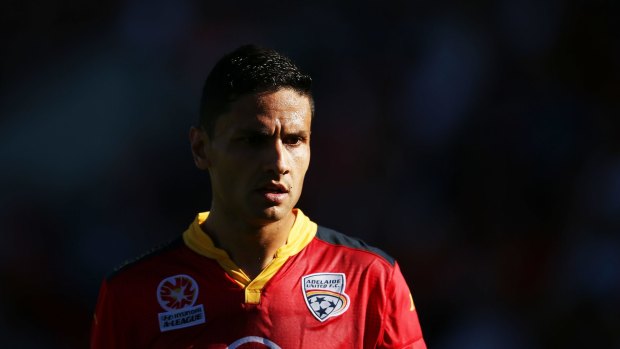 Out of the shadows: Adelaide United winger Marcelo Carrusca.
