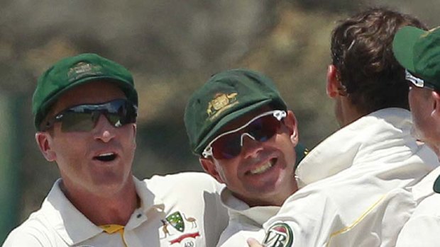 Brad Haddin and Ricky Ponting... is the South African tour their last foray in the baggy green?