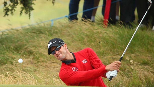 Adam Scott made four consecutive birdies to set up his excellent first round.