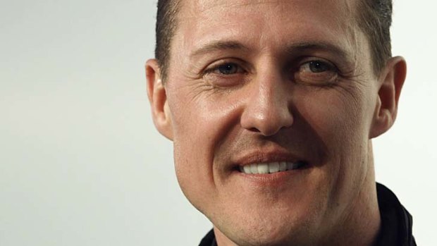 Slow recovery: Michael Schumacher.