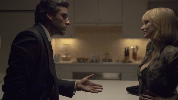 Oscar Isaac and Jessica Chastain in A Most Violent Year.