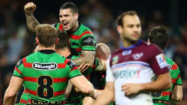 Job to do: Adam Reynolds and the Rabbitohs are keen to make amends for last year.