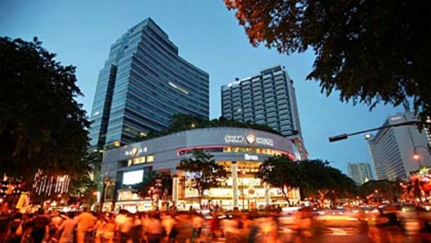 Singapore's shopping is defined by Orchard Road.