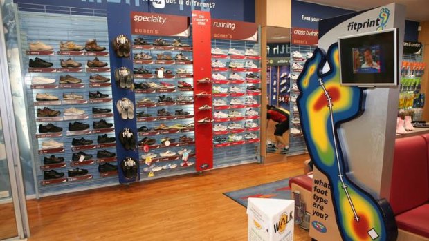 The Athlete's Foot, owned by RCG Corporation, has posted an increase in sales despite a declining market.