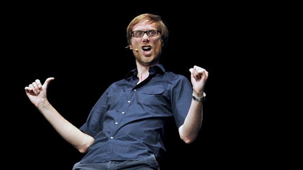 Claiming centre stage ... Stephen Merchant.