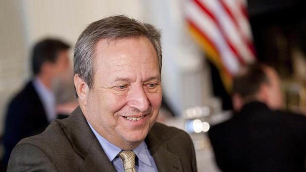 Lawrence 'Larry' Summers, now director of the US National Economic Council.