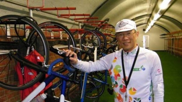 BikePark owner James Chong.