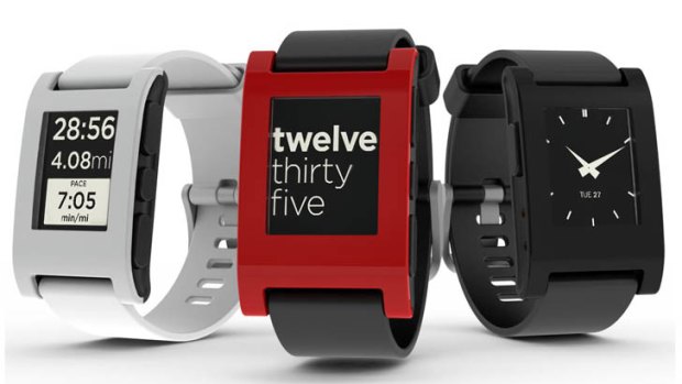 Smart watches from Pebble Technology.