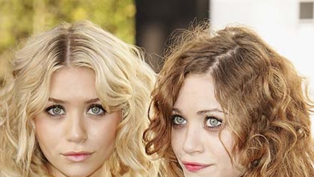 Tabloid favourites ... Elizabeth's sisters Mary Kate and Ashley Olsen.