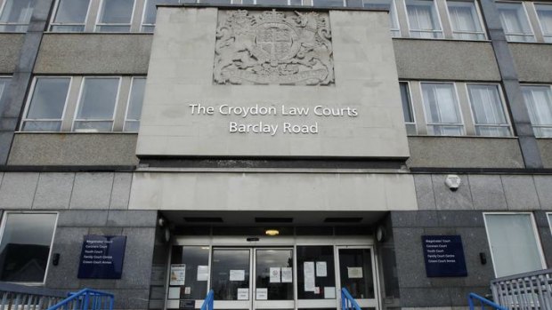 Alleged race rant ... Emma West pleased not guilty at Croydon Magistrates' Court.