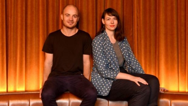 Bringing retro buzz to the Domain: Bob Barton and Kate Jinx are part of the team behind the successful vintage Golden Age Cinema.