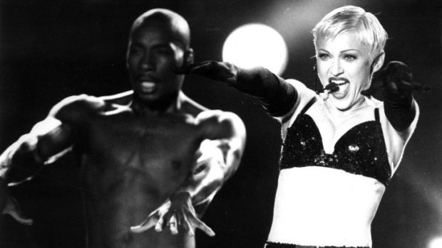 Madonna on her 1993 Australian tour.