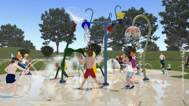 The Lakeside Leisure Centre water play park's winning design. Its expected to be open in time for summer. 