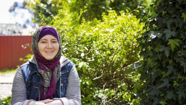 Reaching out: Nicola Harrod, 25, is hosting a Non-Muslim and Muslim Solidarity Picnic in Canberra next weekend. 