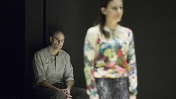 Mark Strong and Phoebe Fox in <i>A View from the Bridge</i> at the Young Vic. 