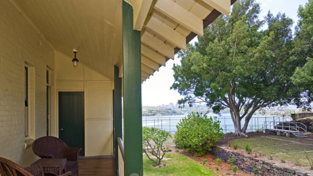 Pieces of the past ... take in Cockatoo Island by relaxing on the balcony.