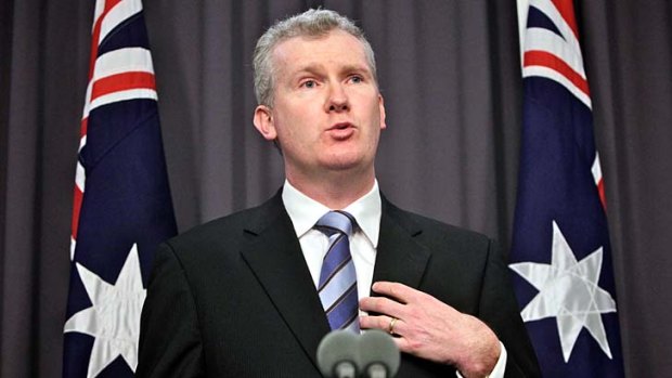 Proposals: Immigration Minister Tony Burke has prepared changes for review.