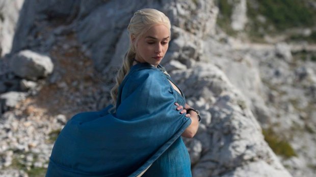 HBO show: Game of Thrones star Emelia Clarke as Daenerys Targaryen.