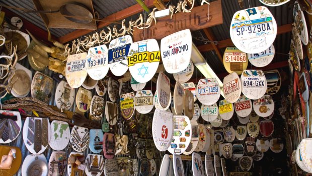 One for the bucket list: The Toilet Seat Art Museum in San Antonio, Texas.