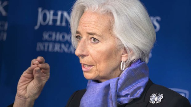 International Monetary Fund managing director Christine Lagarde .