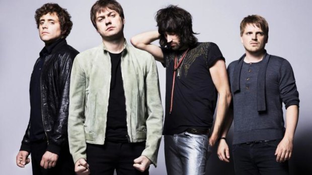 On fire: Kasabian are bringing their Brit swagger to the Hordern Pavilion.