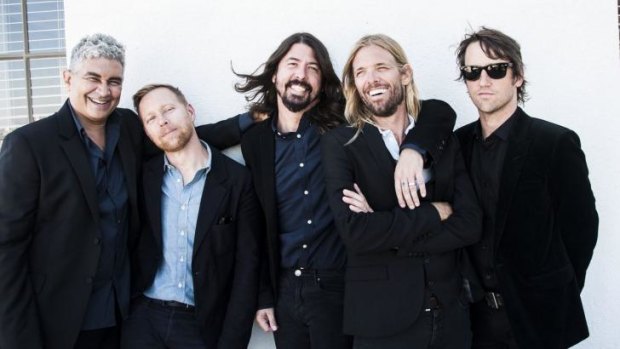 Musical adventure: Foo Fighters  (from left) Pat Smear, Nate Mendel, Dave Grohl, Taylor Hawkins and Chris Shiflett.