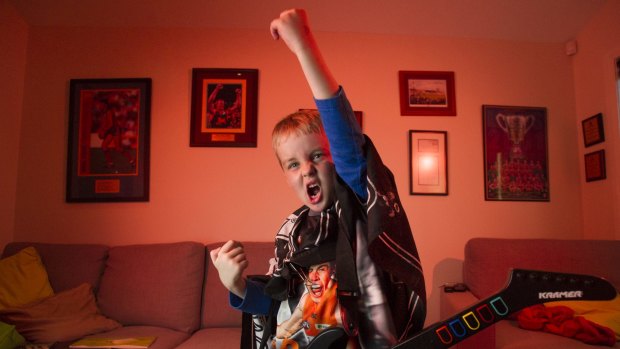 News
Jack Woodhams rocks out to his favourite band, KISS
The Canberra Times
Date: 09 July 2015
Photo Jay Cronan