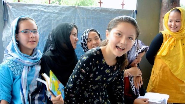 Children at an asylum seeker learning centre in Cisarua, Indonesia.