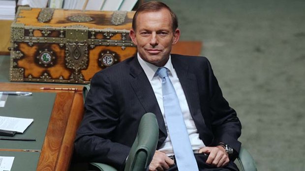 "The government won't tell us what the deficit will be": Opposition Leader Tony Abbott.