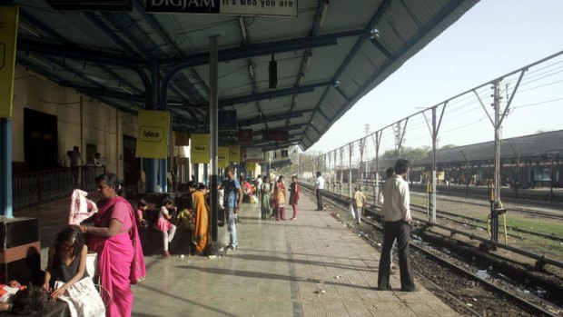 Khandwa Railway Station, India, from where Saroo and his brother Guddu began their ill-fated journey.