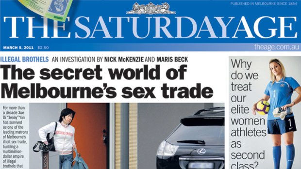 How Nick McKenzie and Maris Beck reported the story in <i>The Saturday Age</i> on March 5.