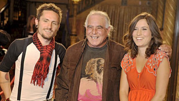 Aussie musicians and environmental activists John Butler and Missy Higgins have thrown their support behind the Save the Kimberley project. The duo are pictured with indigenous singer/songwriter Kev Carmody (centre).