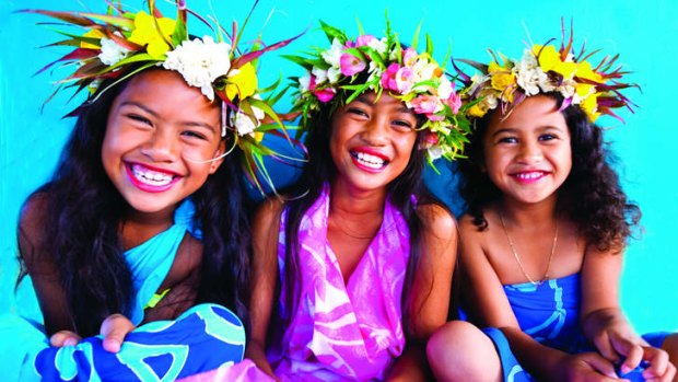 Cook Islands children.