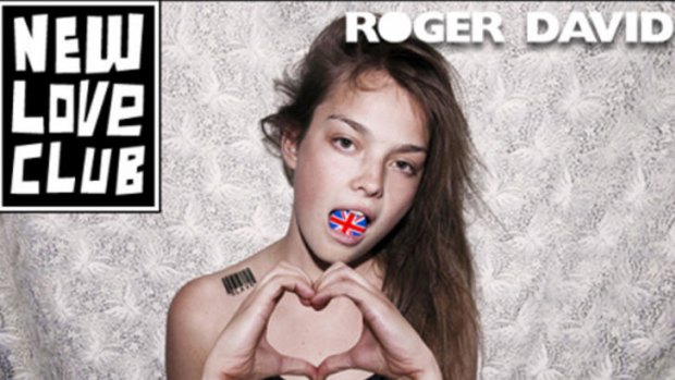 Roger David's banned ad campaign 'New Love Club'.