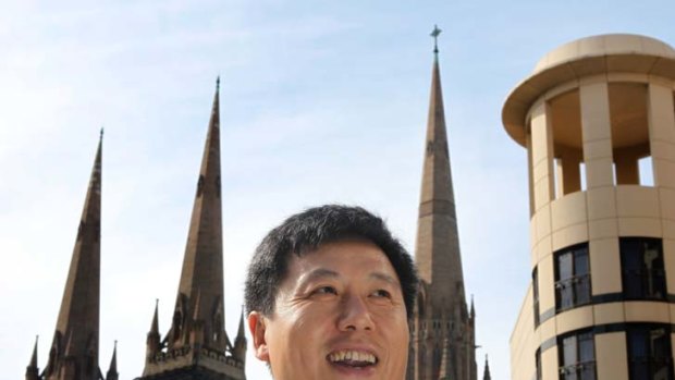 Bad report &#8230; US academic Yong Zhao, in Melbourne yesterday, says students under the East Asian model are under stress.