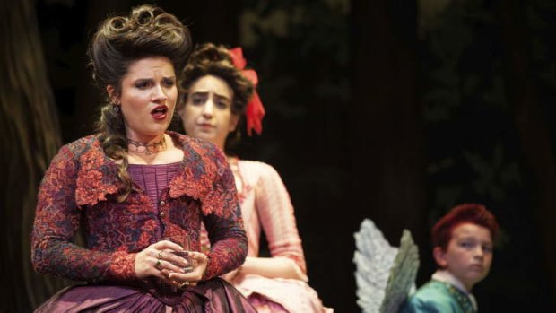 Soprano Kathryn Lewek and Anna Davidson in Handel's <i>Orlando</i>.