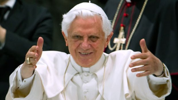 Pope Benedict ... in London for two days.