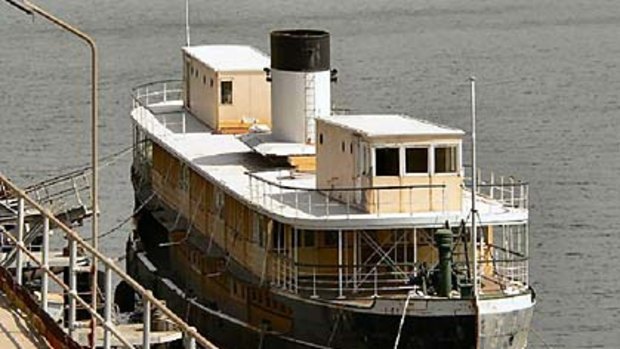 Tragic... the ferry as it appears on the Save the Baragoola website.