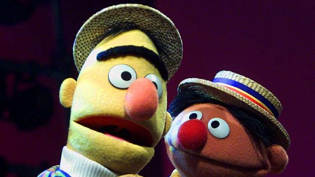 "That's what Bert and Ernie are, old buddies. We should leave them alone so they can continue their job of entertaining generations of children."