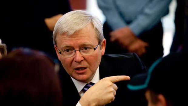 UN panel role . . . Kevin Rudd.