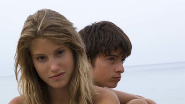 Surf's up ... Matilde Maggio and Luigi Ciardo in the coming-of-age drama <i>Martino's Summer</i>.