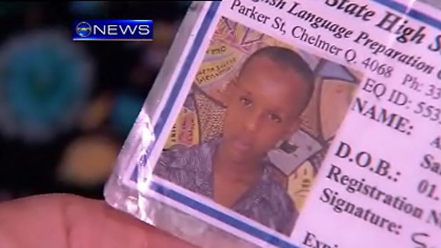 Missing boy Salman Abdirahman Arte pictured on his school ID card.